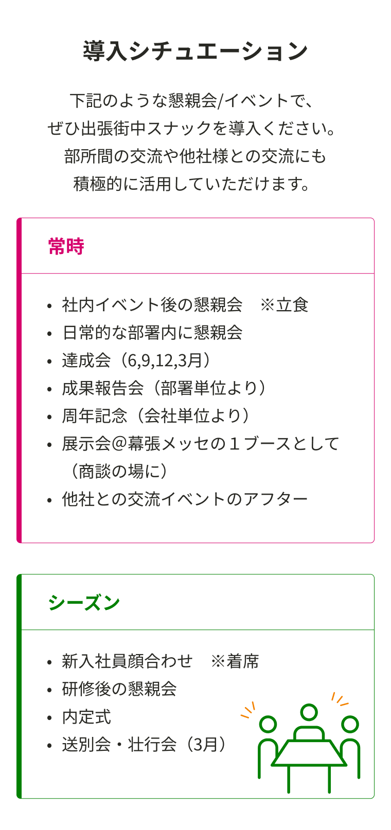 街中スナックの手順の画像